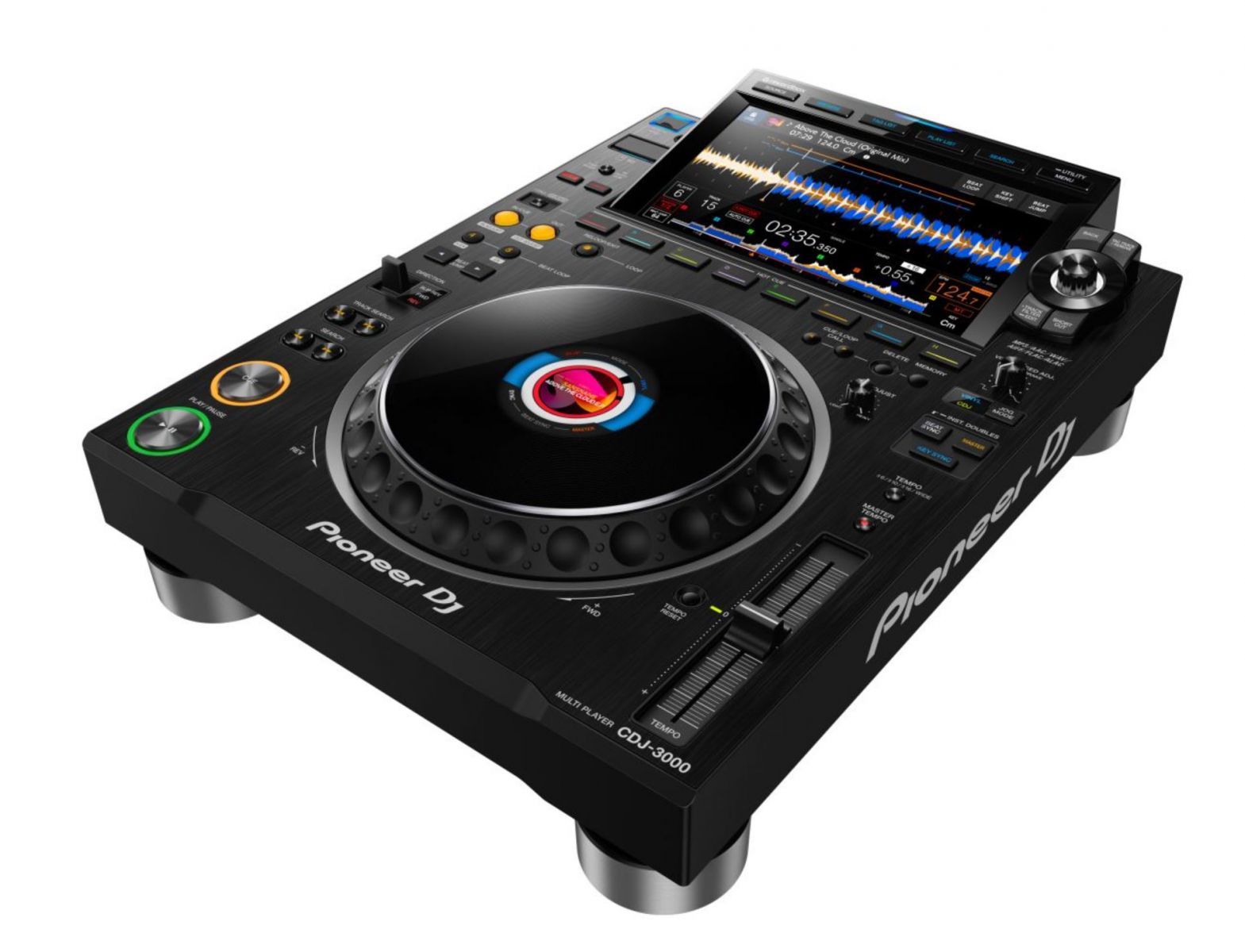  cdj 3000 mds patec muechen mieten dj veranstaltungstechnik topansicht bester preis